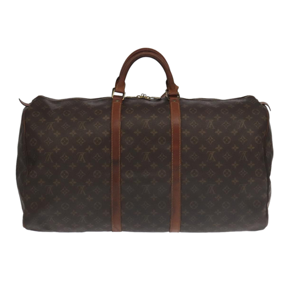 LOUIS VUITTON Monogram Keepall 60 Boston Bag M41422 LV Auth 101571 - Picture 2 of 16